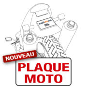 cache plaque personnalisé pour moto réalisé par mapubauto.com